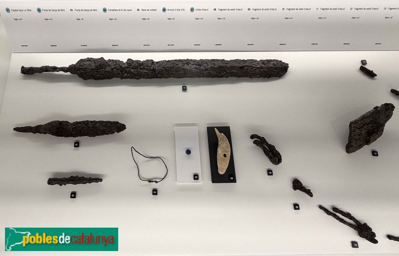 Roda de Ter - Museu Arqueològic de l'Esquerda. Armes ibèriques (Foto: Albert Esteves, 2026) Roda de Ter - Museu Arqueològic de l'Esquerda. Armes ibèriques