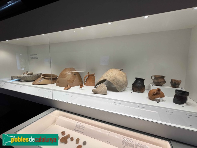 Roda de Ter - Museu Arqueològic de l'Esquerda. Fragments de gerros i àmfores (Foto: Albert Esteves, 2026) Roda de Ter - Museu Arqueològic de l'Esquerda. Fragments de gerros i àmfores