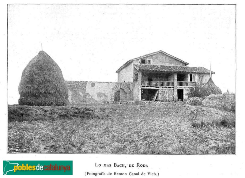 Les Masies de Roda - El Bac de Roda (Foto: <i>Il·lustració Catalana</i>, 1904) Les Masies de Roda - El Bac de Roda