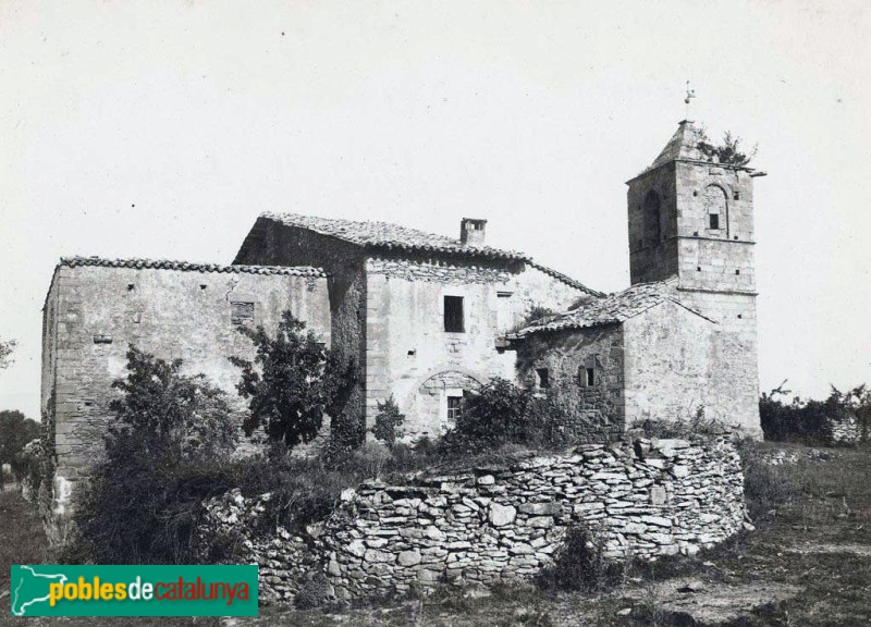 Les Masies de Roda - Monestir de Santa Magdalena de Conangle (Foto: <i>Josep Garrut -Arxiu Centre Excursionista de Catalunya-</i>, c.1931) Les Masies de Roda - Monestir de Santa Magdalena de Conangle