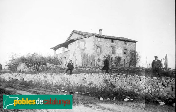 Les Masies de Roda - El Bac de Roda (Foto: <i>Ferran Damians - Arxiu Centre Excursionista de Catalunya-</i>, 1919) Les Masies de Roda - El Bac de Roda