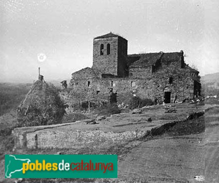Les Masies de Roda - Monestir de Sant Pere de Casserres (Foto: <i>Piqué - Arxiu Centre Excursionista de Catalunya-</i>, 1920) Les Masies de Roda - Monestir de Sant Pere de Casserres