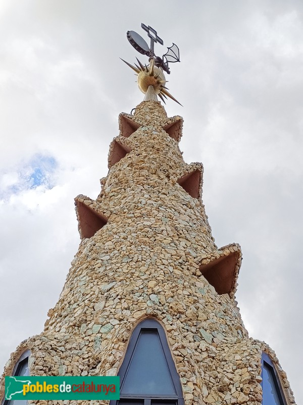 Barcelona - Palau Güell. Xemeneia (Foto: Anna Corcoll, 2022) Barcelona - Palau Güell. Xemeneia