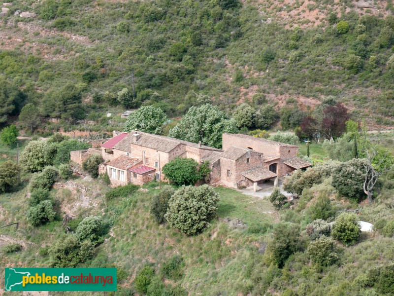 Sant Llorenç Savall - Agramunt, vist des del castell de Pera (Foto: Victoria Iturbe, 2026) Sant Llorenç Savall - Agramunt, vist des del castell de Pera