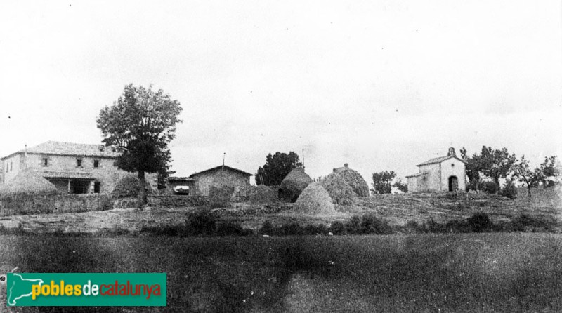 Sant Julià de Vilatorta - L'Albereda (Gallardo 1912 (Foto: Antoni Gallardo -Arxiu Fotogràfic Centre Excursionista de Catalunya-, 1912) Sant Julià de Vilatorta - L'Albereda (Gallardo 1912