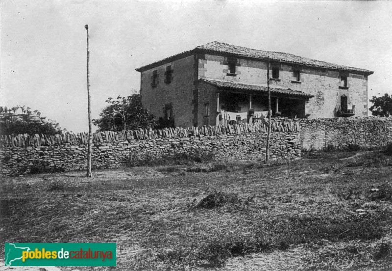 Sant Julià de Vilatorta - L'Albereda (Foto: Manuel Cazador -Arxiu Fotogràfic Centre Excursionista de Catalunya-, 1915) Sant Julià de Vilatorta - L'Albereda