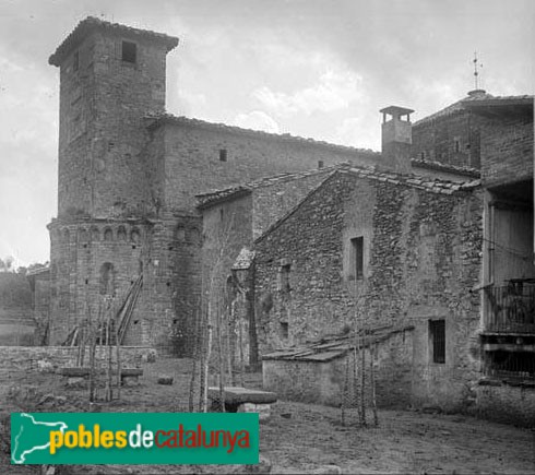 Sant Julià de Vilatorta - Església de Santa Maria de Vilalleons (Foto: Rossend Flaquer -Arxiu Centre Excursionista de Catalunya-, 1923) Sant Julià de Vilatorta - Església de Santa Maria de Vilalleons