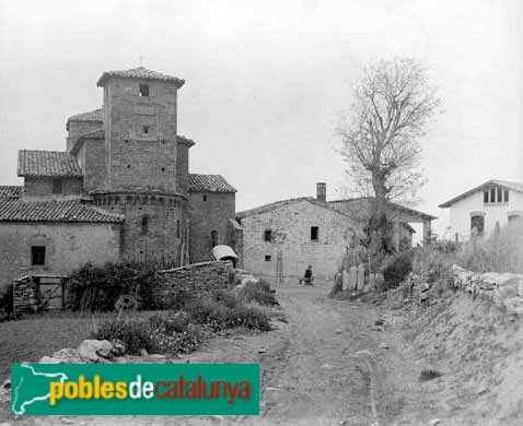 Sant Julià de Vilatorta - Vilalleons (Foto: Josep M. Co de Triola -Arxiu Centre Excursionista de Catalunya-, 1912-25) Sant Julià de Vilatorta - Vilalleons