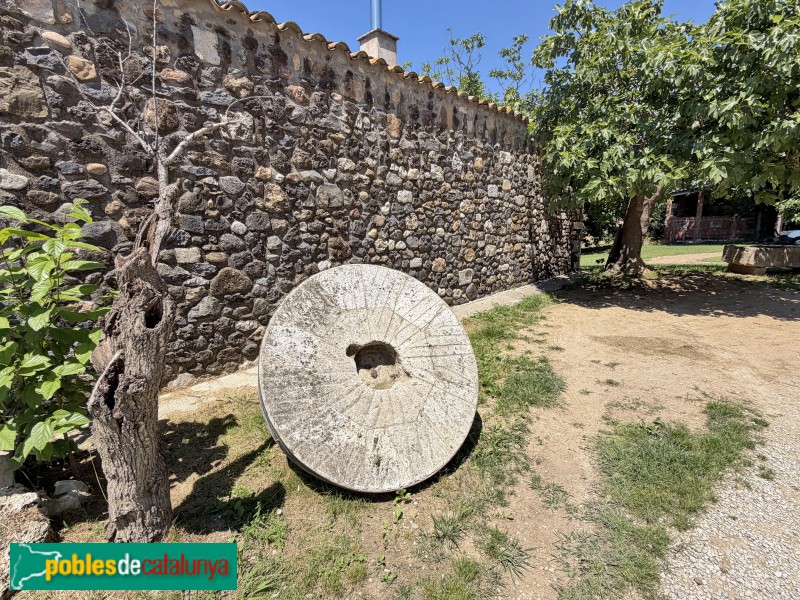 Sant Gregori - La Vileta. Roda de molí (Foto: Albert Esteves, 2026) Sant Gregori - La Vileta. Roda de molí
