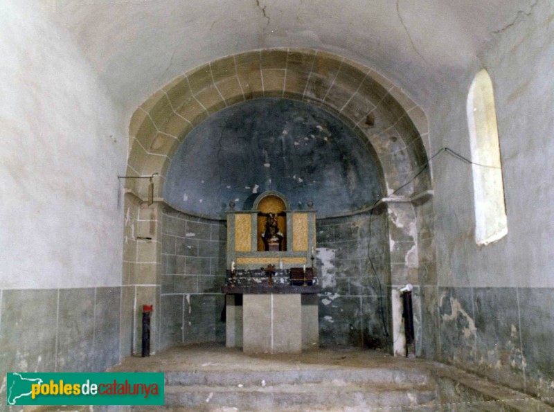 Sant Gregori - Castell de Cartellà. Capella de l'Esperança (Foto: Jordi Contijoch -invarquit.cultura.gencat.cat-, 1995) Sant Gregori - Castell de Cartellà. Capella de l'Esperança