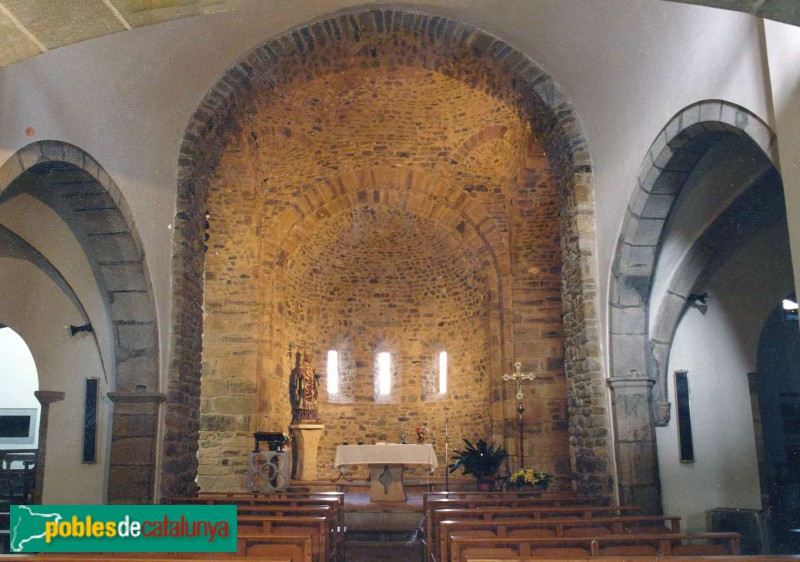 Sant Gregori - Església de Sant Gregori. Capçalera romànica