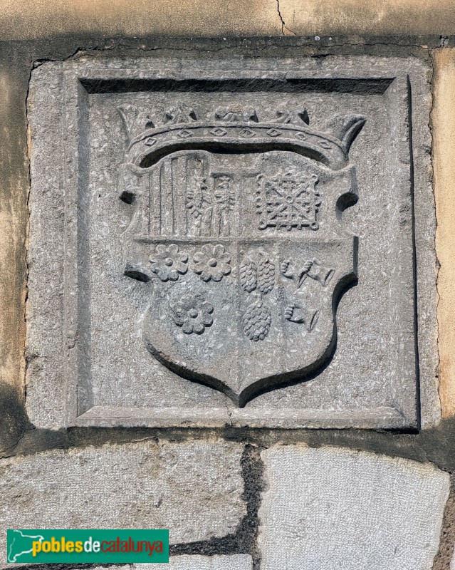 Sant Gregori - Església de Sant Gregori. Escut de la família Margarit