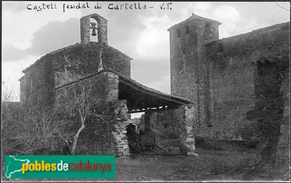 Sant Gregori - Castell de Cartellà. Capella de l'Esperança (Foto: Valentí Fargnoli, 1911-1931) Sant Gregori - Castell de Cartellà. Capella de l'Esperança