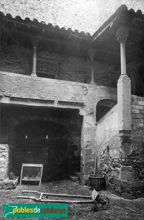 Sant Gregori - Jueria Grossa de Domeny (Foto: Anònima -Arxiu Fotogràfic Centre Excursionista de Catalunya, 1890-1918) Sant Gregori - Jueria Grossa de Domeny