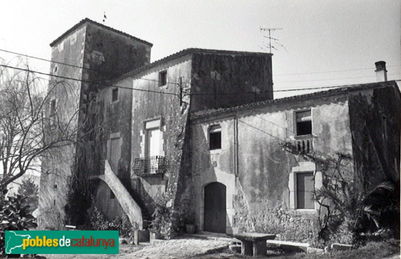 Sant Gregori - Mas de la Torre (Foto: Ramon M. Castells i Llavanera -invarquit.cultura.gencat.cat-, 1926) Sant Gregori - Mas de la Torre