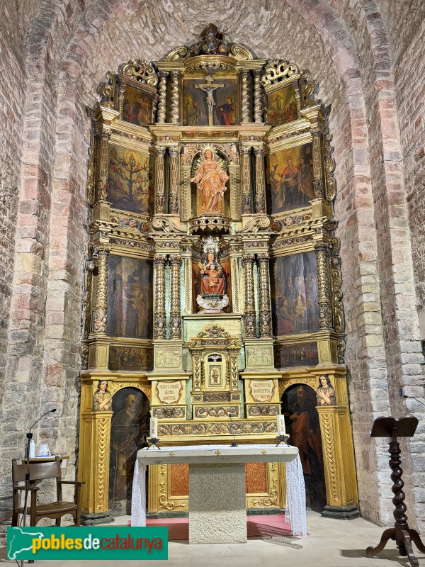 Església de Santa Maria de Vilalleons - Retaule Major (Foto: Albert Esteves, 2026) Església de Santa Maria de Vilalleons - Retaule Major