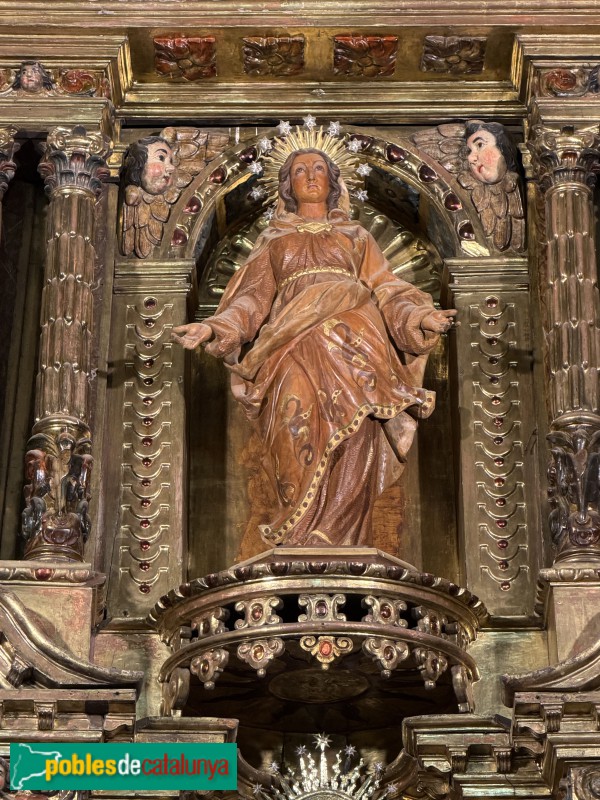 Església de Santa Maria de Vilalleons - Retaule Major (Foto: Albert Esteves, 2026) Església de Santa Maria de Vilalleons - Retaule Major