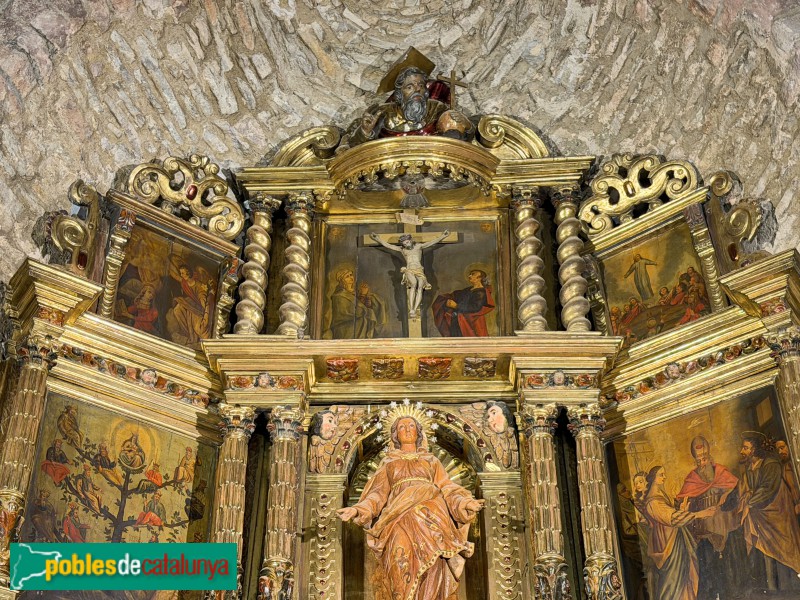 Església de Santa Maria de Vilalleons - Retaule Major (Foto: Albert Esteves, 2026) Església de Santa Maria de Vilalleons - Retaule Major