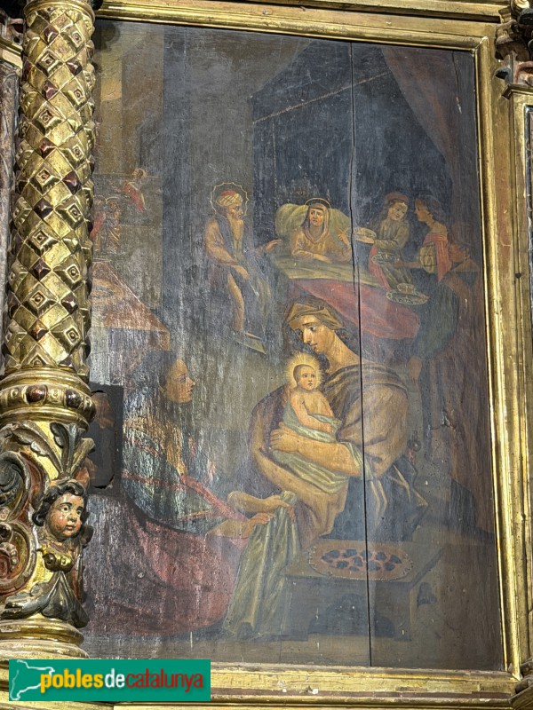 Església de Santa Maria de Vilalleons - Retaule Major (Foto: Albert Esteves, 2026) Església de Santa Maria de Vilalleons - Retaule Major