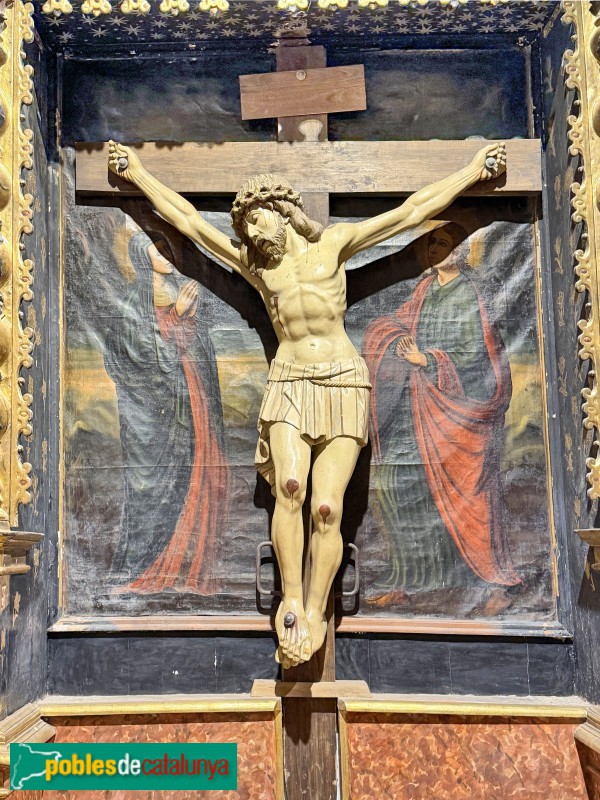 Església de Santa Maria de Vilalleons - Retaule del Sant Crist (Foto: Albert Esteves, 2026) Església de Santa Maria de Vilalleons - Retaule del Sant Crist