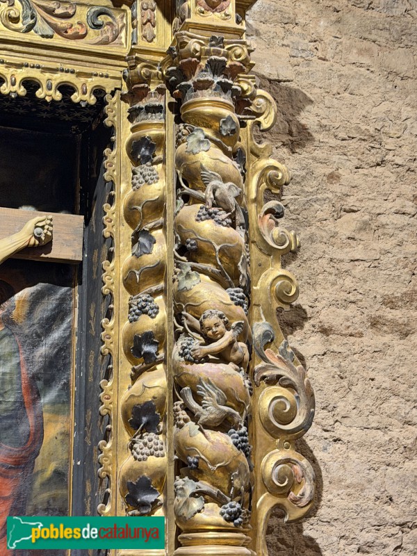 Església de Santa Maria de Vilalleons - Retaule del Sant Crist (Foto: Albert Esteves, 2026) Església de Santa Maria de Vilalleons - Retaule del Sant Crist