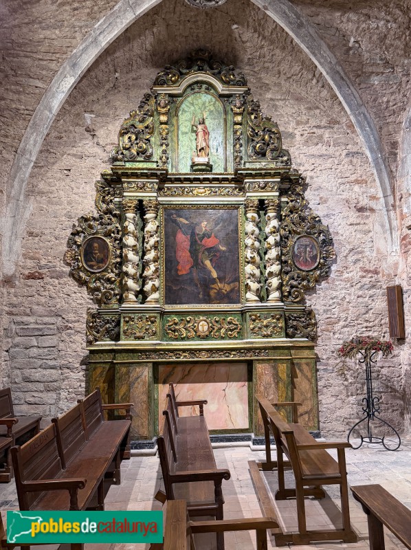Església de Santa Maria de Vilalleons - Retaule de Sant Miquel (Foto: Albert Esteves, 2026) Església de Santa Maria de Vilalleons - Retaule de Sant Miquel