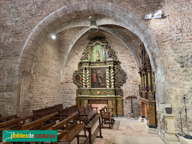Església de Santa Maria de Vilalleons - Retaule de Sant Miquel (Foto: Albert Esteves, 2026) Església de Santa Maria de Vilalleons - Retaule de Sant Miquel