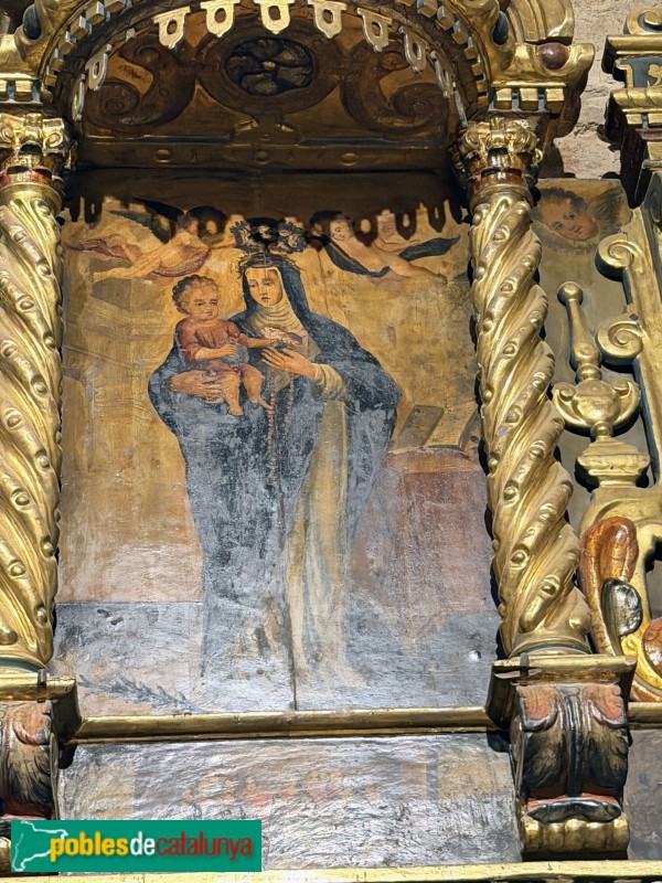Església de Santa Maria de Vilalleons - Retaule de la M.D. del Roser (Foto: Albert Esteves, 2026) Església de Santa Maria de Vilalleons - Retaule de la M.D. del Roser