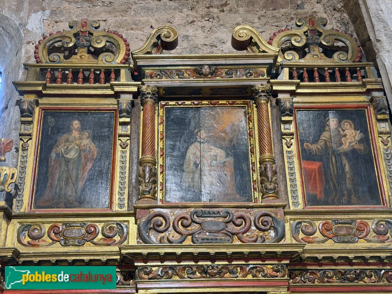 Església de Santa Maria de Vilalleons - Retaule del Salvador (Foto: Albert Esteves, 2026) Església de Santa Maria de Vilalleons - Retaule del Salvador