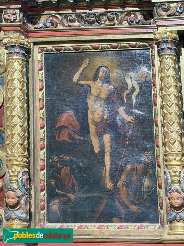 Església de Santa Maria de Vilalleons - Retaule del Salvador (Foto: Albert Esteves, 2026) Església de Santa Maria de Vilalleons - Retaule del Salvador