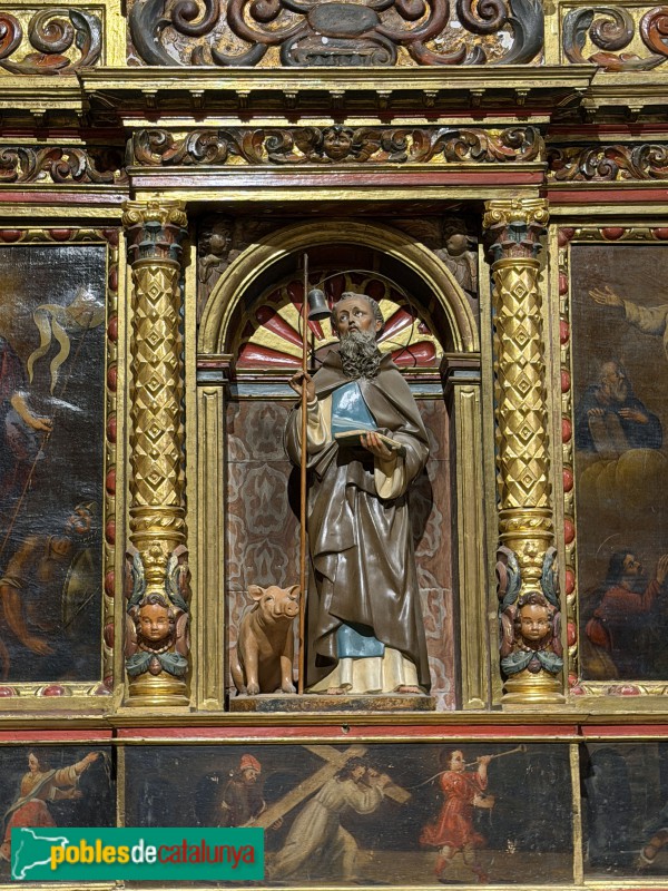 Església de Santa Maria de Vilalleons - Retaule del Salvador (Foto: Albert Esteves, 2026) Església de Santa Maria de Vilalleons - Retaule del Salvador