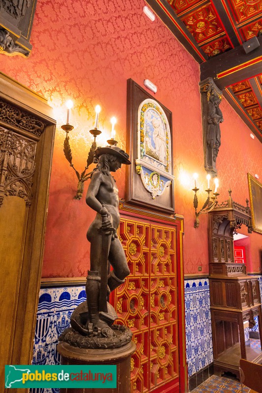 Sitges - Palau Maricel de Terra. Saló d'Or (Foto: José Aguado, 2018) Sitges - Palau Maricel de Terra. Saló d'Or