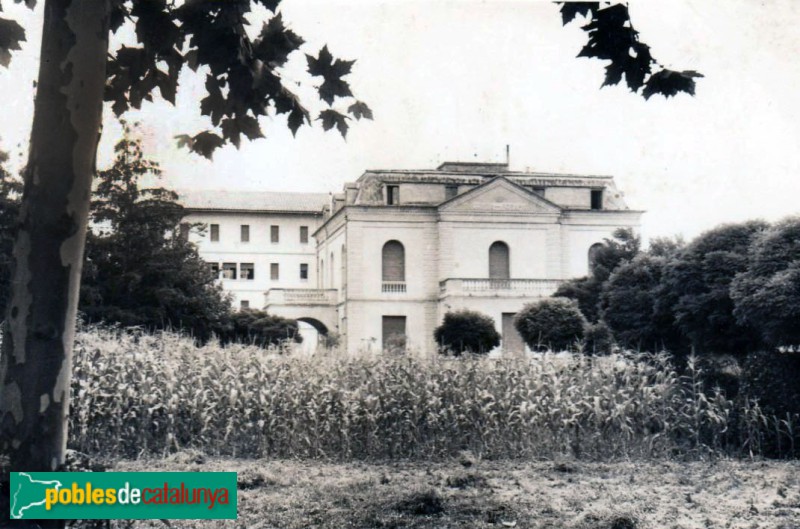 Balenyà - Casa del Baró d'Oller (Quinta Rosario). Postal antiga