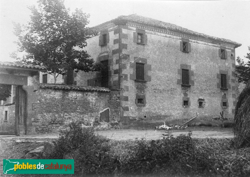 Sant Julià de Vilatorta - El Llopart (Foto: <i>Antoni Gallardo -Arxiu Fotogràfic Centre Excursionista de Catalunya-</i>, 1926) Sant Julià de Vilatorta - El Llopart
