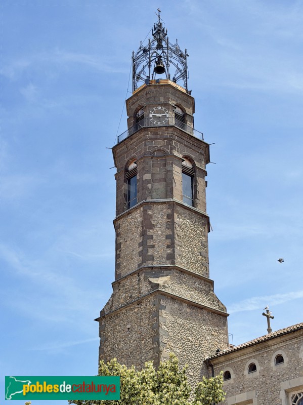 Manlleu - Església de Santa Maria. Campanar