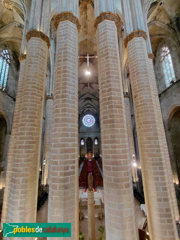 Barcelona - Santa Maria del Mar. Interior (Foto: Sergi Suárez, 2026) Barcelona - Santa Maria del Mar. Interior