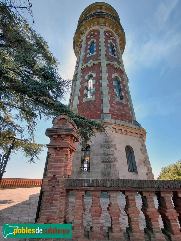 Barcelona - Torre de les Aigües del Tibidabo (o de Dosrius) (Foto: Sergi Suárez, 2026) Barcelona - Torre de les Aigües del Tibidabo (o de Dosrius)