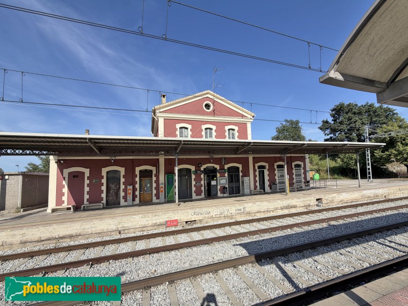 Manlleu- Estació de tren