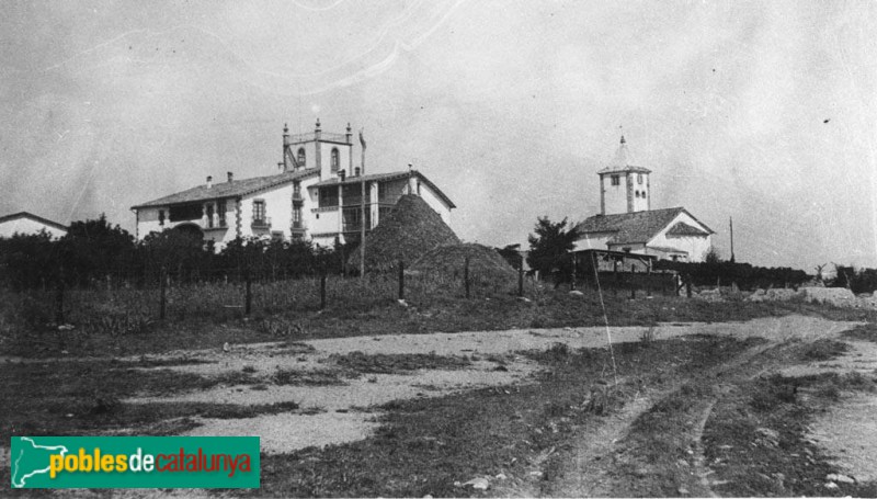 Manlleu - Mas Fugurull i Sant Julià de Vilamirosa (Foto: <i>Antoni Gallardo -Arxiu Centre Excursionista de Catalunya-</i>, 1929) Manlleu - Mas Fugurull i Sant Julià de Vilamirosa