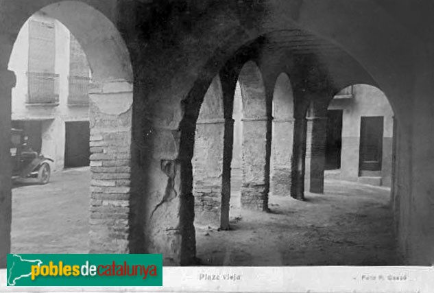 Falset - Plaça Vella. Inicis del segle XX Falset - Plaça Vella. Inicis del segle XX
