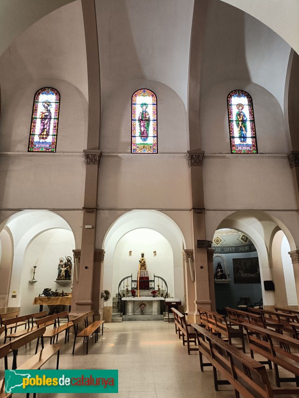 Barcelona - Església de Crist Rei (Foto: <i>Alina Batler</i>, 2024) Barcelona - Església de Crist Rei