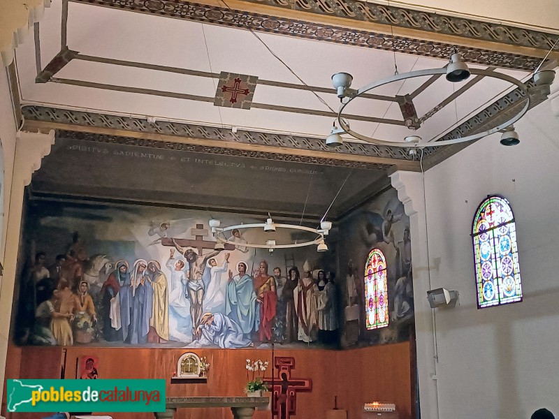 Barcelona - Església de Crist Rei. Capella del Santíssim (Foto: Anna Corcoll, 2024) Barcelona - Església de Crist Rei. Capella del Santíssim