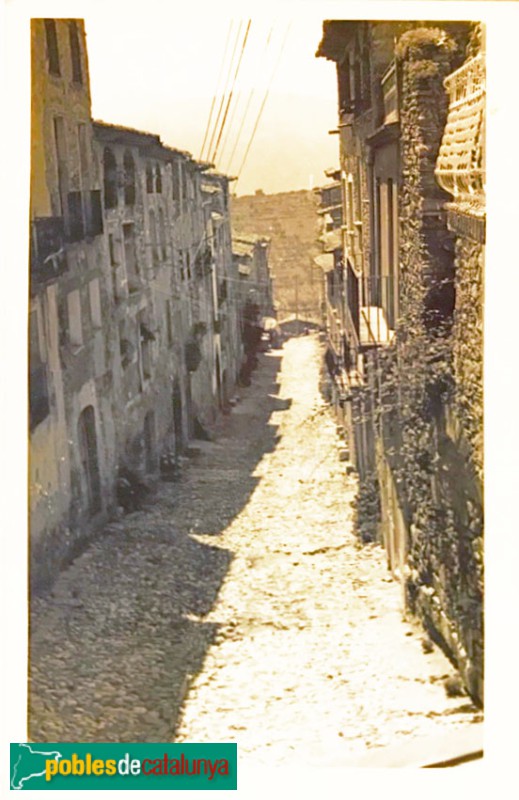 La Vilella Alta - Carrer Major. Postal antiga La Vilella Alta - Carrer Major. Postal antiga