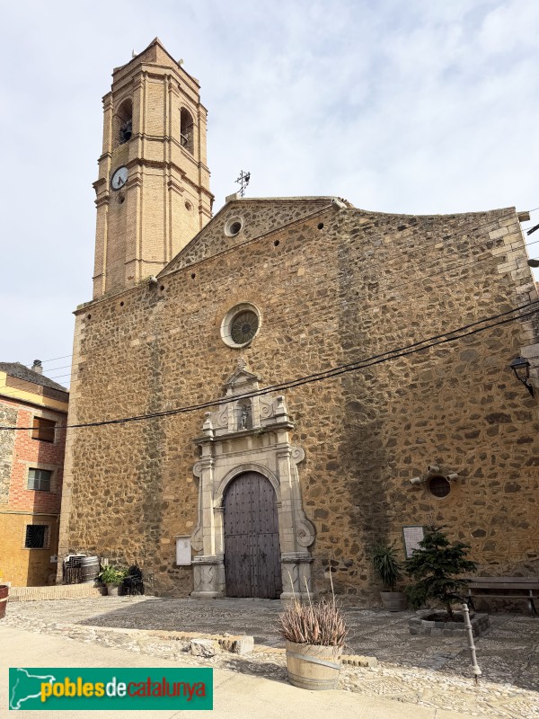 Gratallops - Església de Sant Llorenç (Foto: Albert Esteves, 2026) Gratallops - Església de Sant Llorenç