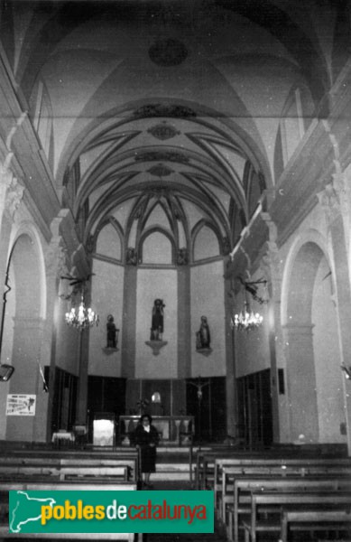 El Molar - Església de Sant Roc (Foto: Albert Gonzàlez Masip -invarquit.cultura.gencat.cat-, 1985) El Molar - Església de Sant Roc