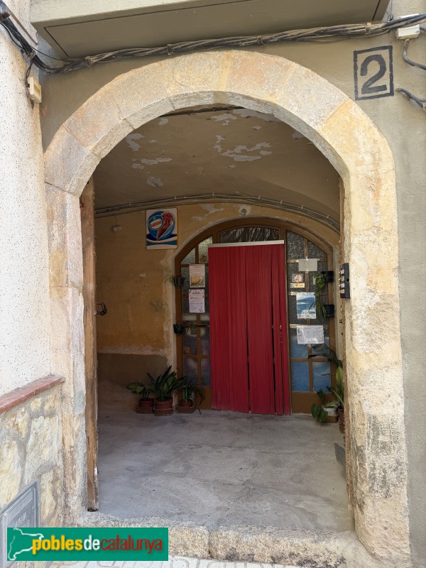 Pradell de la Teixeta - Portal del segle XIX
