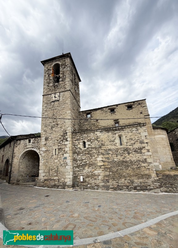 Meranges - Església de Sant Serni (Foto: Albert Esteves, 2026) Meranges - Església de Sant Serni