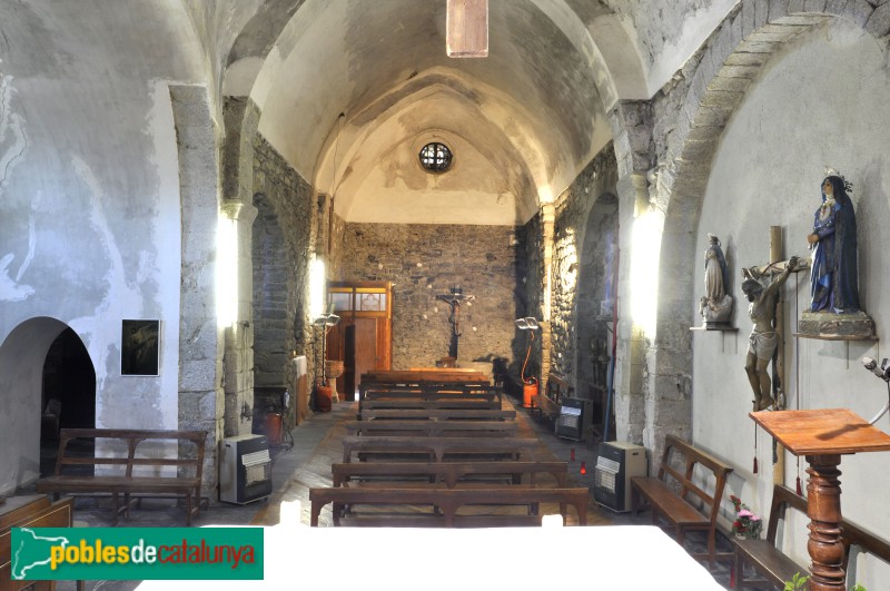 Meranges - Església de Sant Serni (Foto: <i>Jordi Contijoch -invarquit.cultura.gencat.cat-</i>, 2010) Meranges - Església de Sant Serni