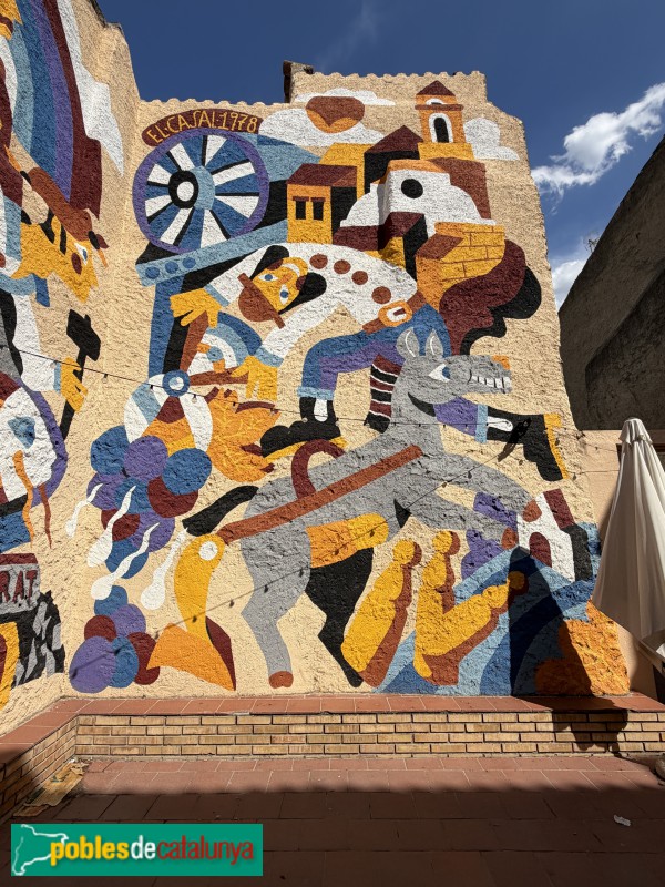 Bellmunt del Priorat - Mural <i>El Casal, 1978</i>