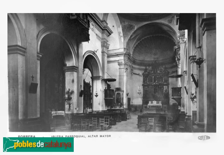 Porrera - Església de Sant Joan. Inicis del segle XX